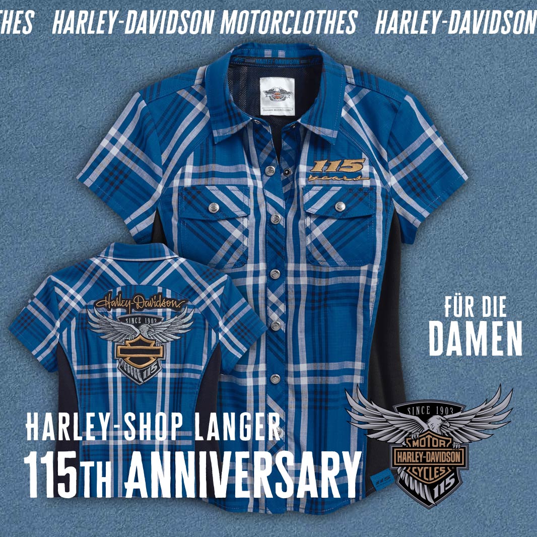 Harley-Davidson Motorclothes - Harley-Shop Langer - Für Männer und Herren: 115th Anniversary Jubiläumspaket bestehend aus T-Shirt und Basball-Cap Harley-Davidson Motorclothes 115th Anniversary Herren Männer Ride Pack T-Shirt und Basball-Cap