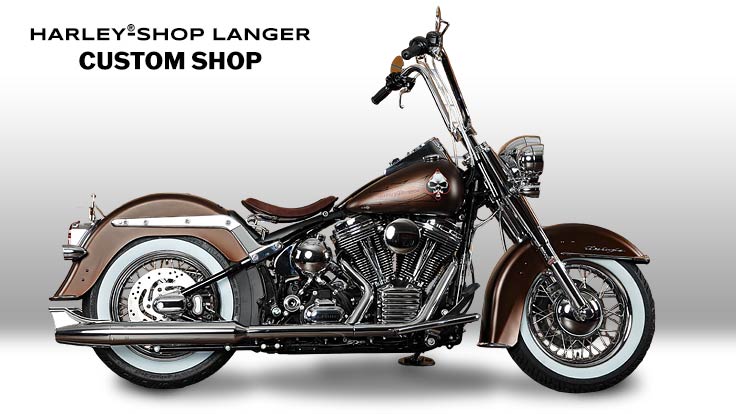 GABEL SPRINGER -2 SCHWARZ für HARLEY DAVIDSON