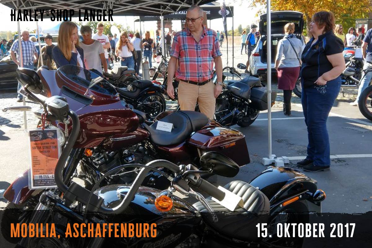 Harley-Shop Langer Mobilia Aschaffenburg 15. Oktober 2017