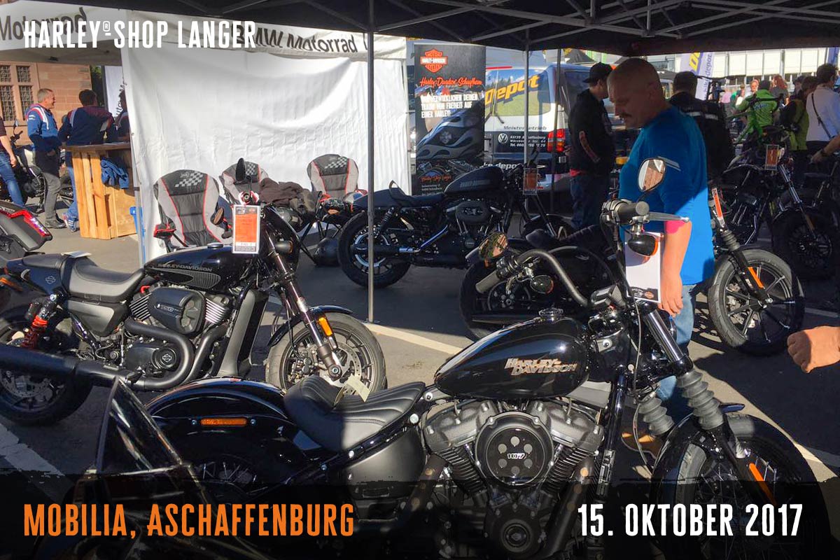 Harley-Shop Langer Mobilia Aschaffenburg 15. Oktober 2017