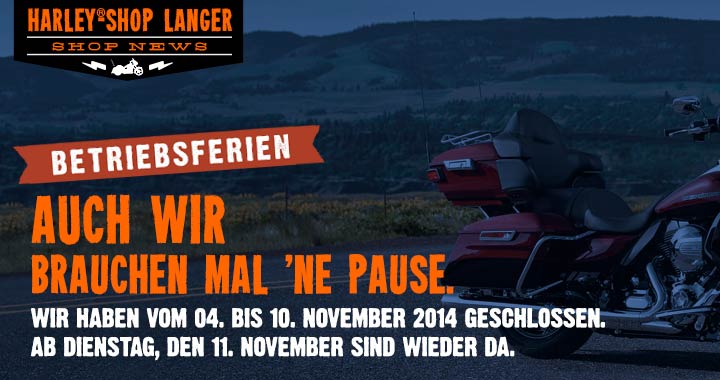 Auch wir brauchen mal 'ne Pause