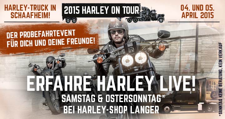 Harley On Tour bei Harley-Shop langer