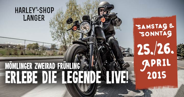 LIVE & ACTION in Mömlingen - Harley-Shop Langer beim Mömlinger Zweirad-Frühling