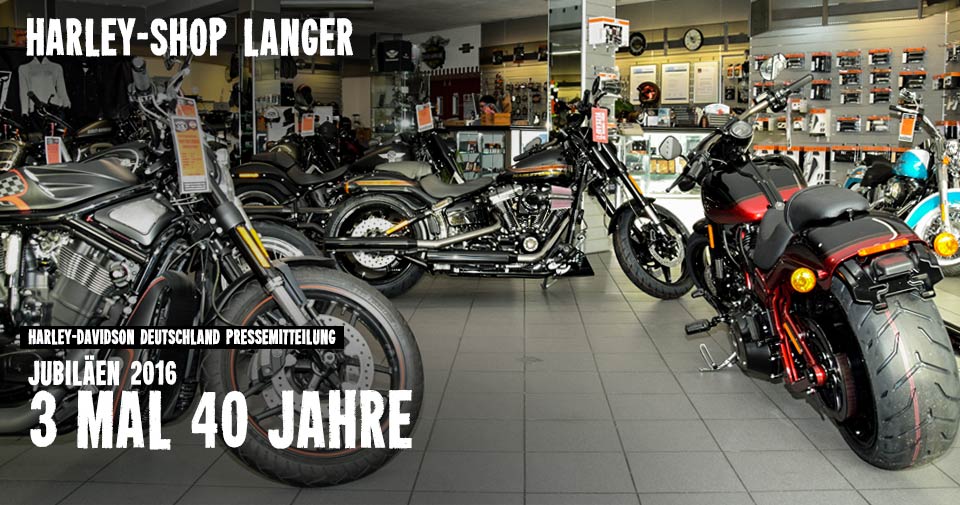 Harley-Davidson Deutschland 40 Jahre Jubiläum