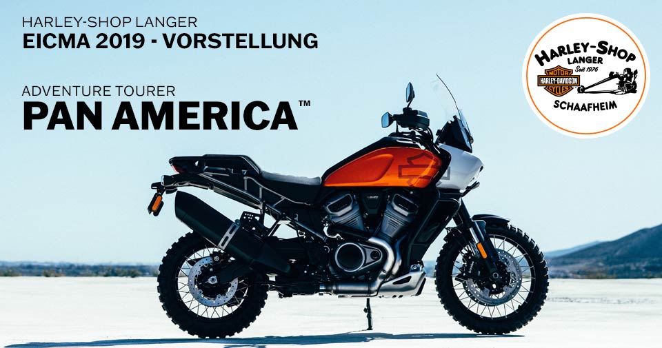 Ab 2020: Pan America Ab Jahresende 2020 erhältlich: Harley-Davidson präsentiert auf der EICMA Adventure-Tourer Pan America
