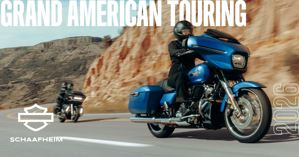 Harley-Davidson Schaafheim präsentiert Grand American Touring Modelle 2026