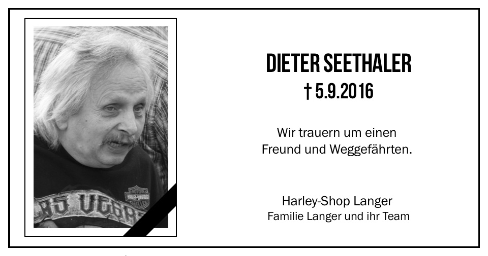 Nachruf Dieter Seethaler