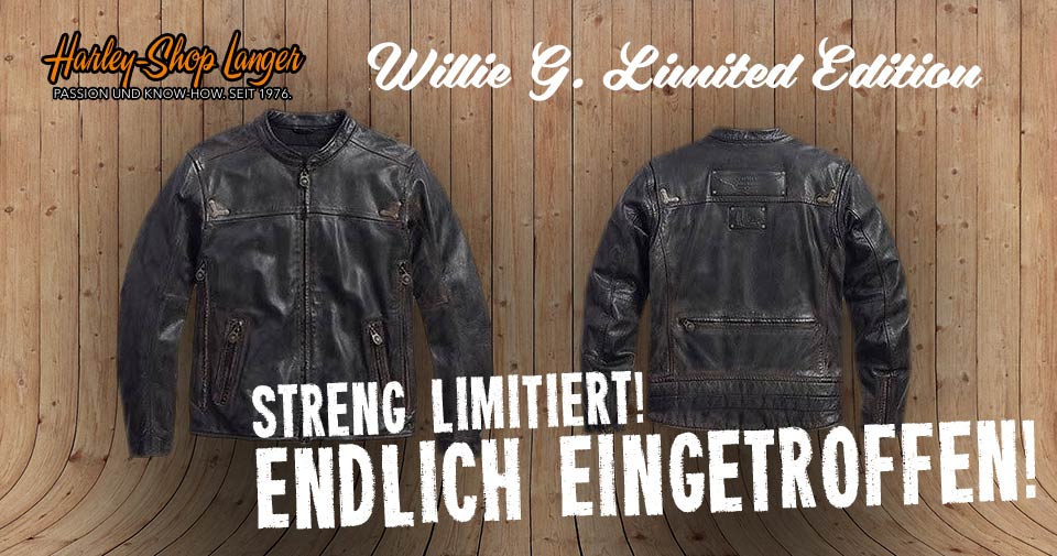 Streng limitiert: Willie G. Lederjacke