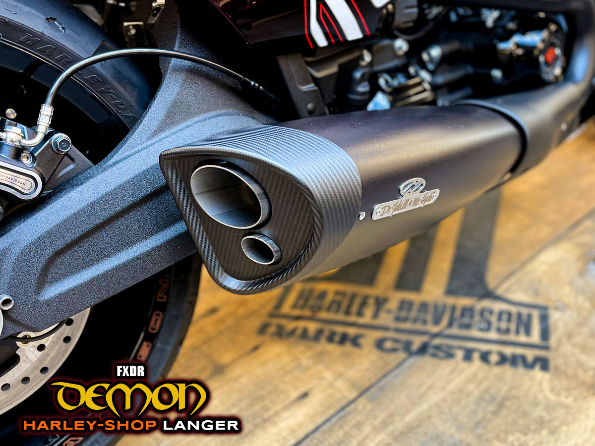 FXDR Demon Custombike - Umbau von Harley-Shop Langer
