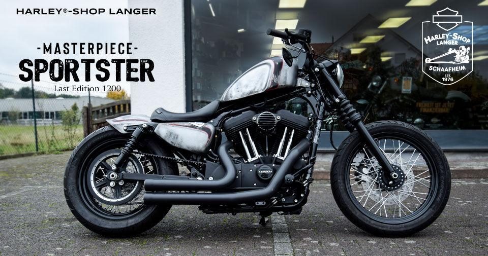 Harley-Shop Langer präsentiert Custombike Masterpiece Sportster Umbau