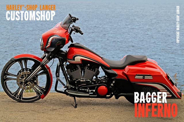 Street Glide Umbau Bagger Inferno Custombike