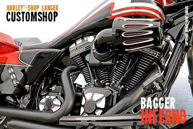 Street Glide Umbau Bagger Inferno Custombike