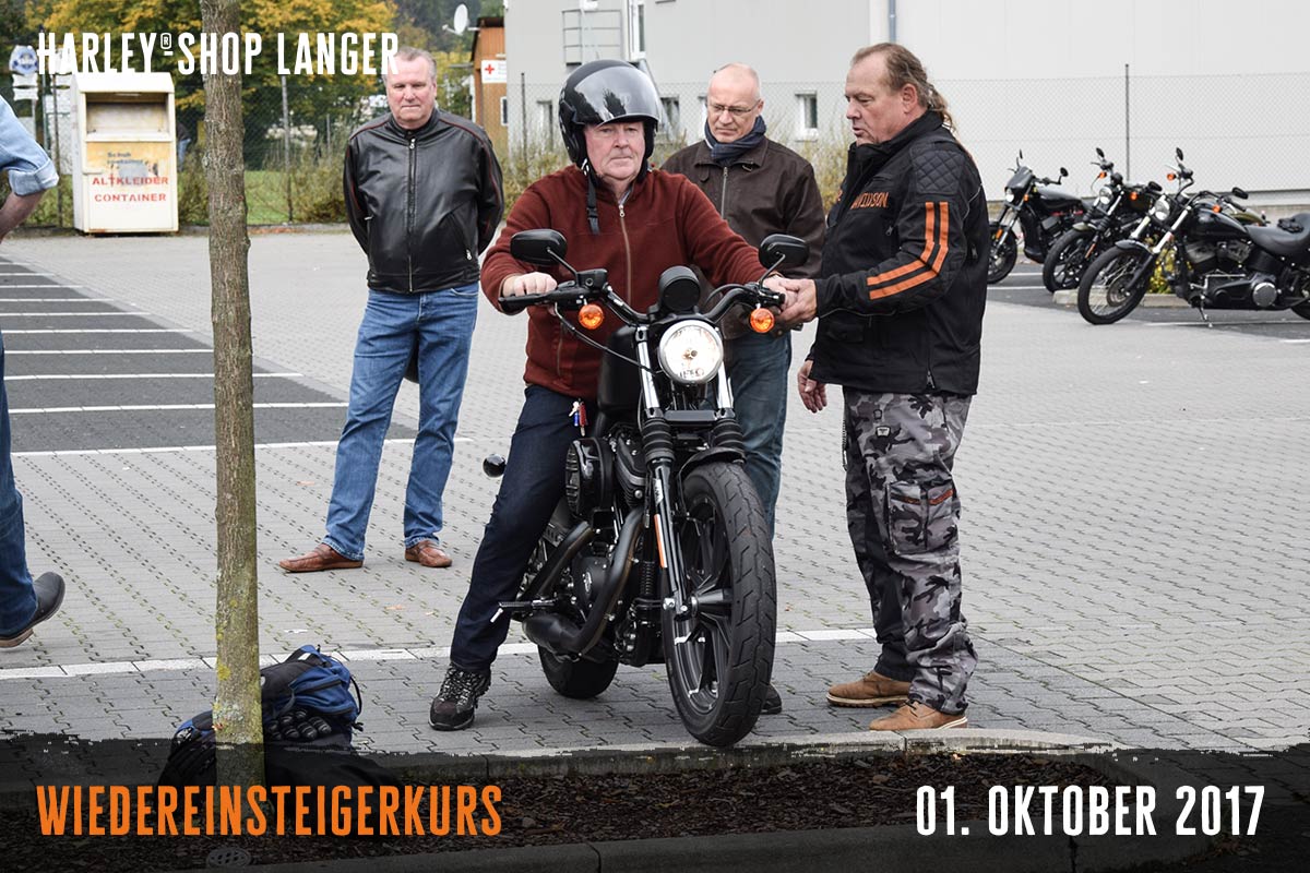 Harley-Shop- Langer Wiedereinsteigerkurs 01. Oktober 2017