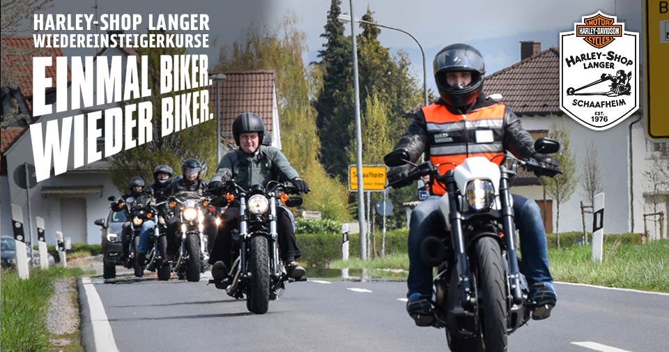 Wiedereinsteigerkurs bei Harley-Shop Langer